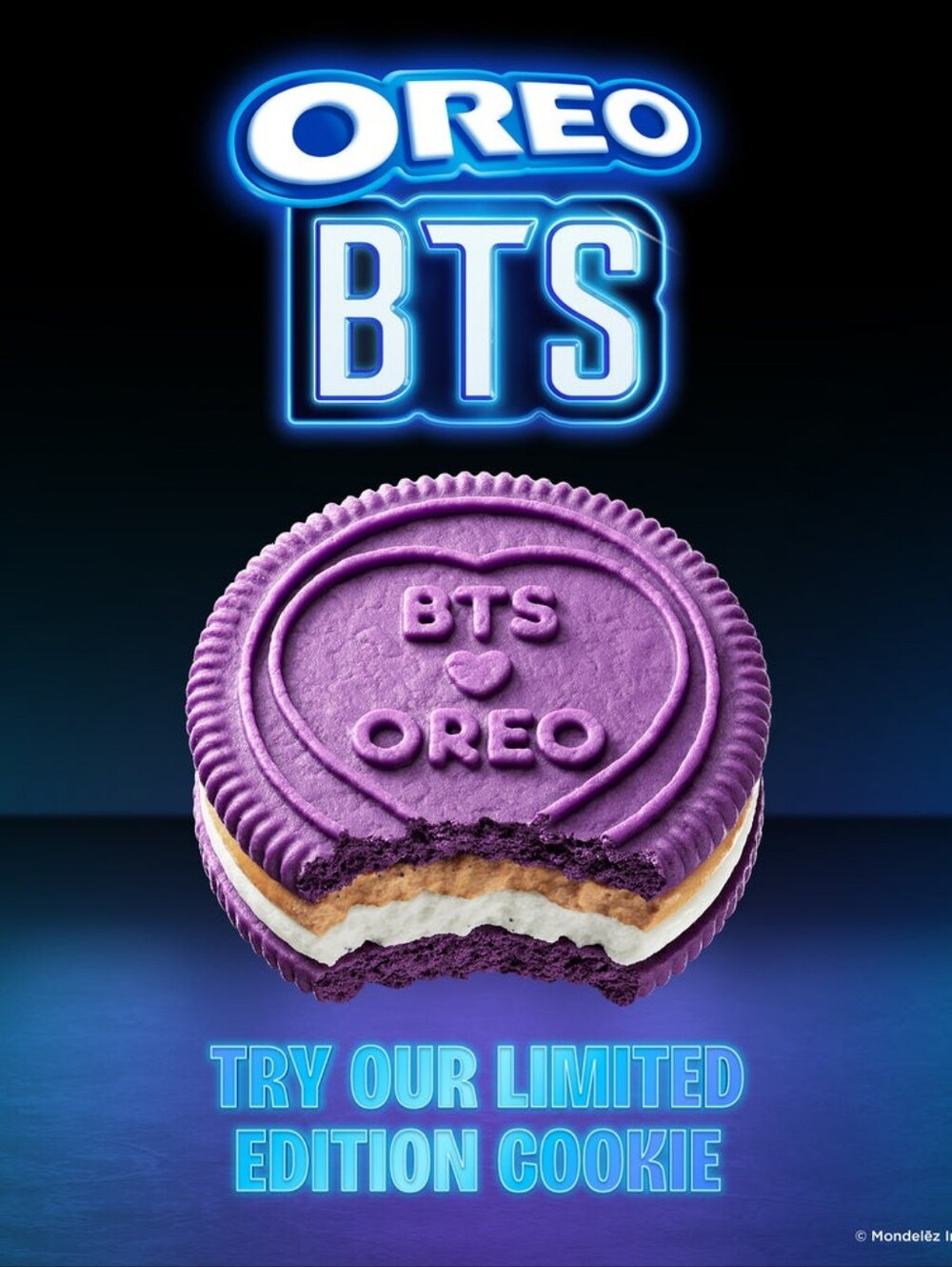 OREO x BTS (LIMITED RELEASE) Brown Sugar Pancake Flavor Creme Sandwich Cookies